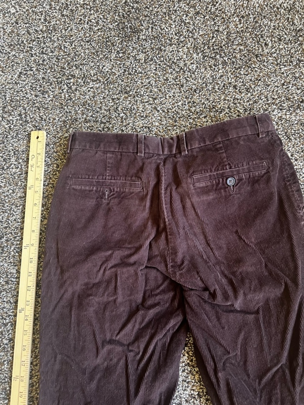 Ralph Lauren Men's Dark Brown Corduroy Trousers - Picture 7 of 7